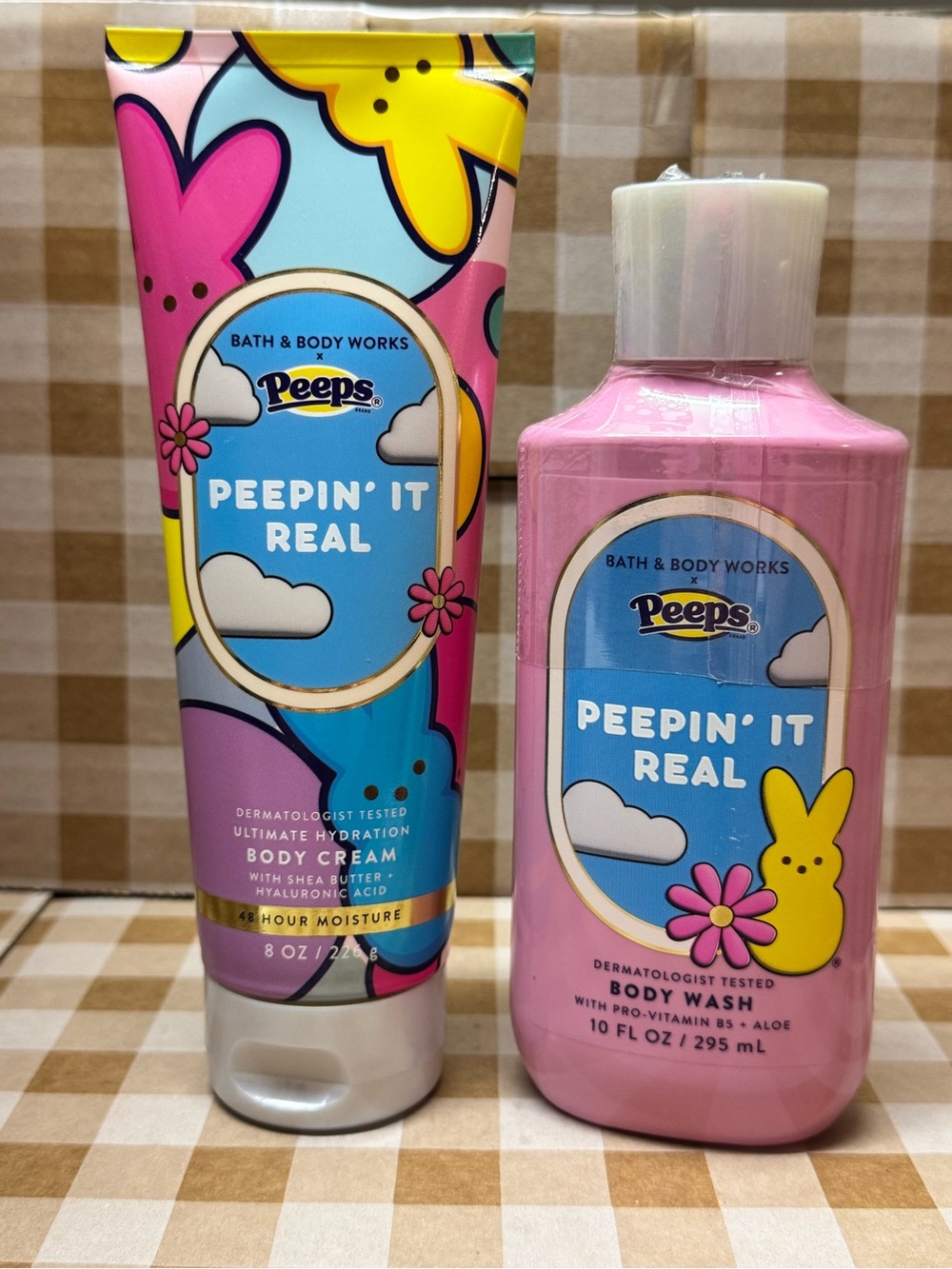NEW B&BW x Peeps PEEPIN It real Body Cream and Body Wash Set